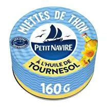 Petit navire, Miettes de thon à l'huile de tournesol
