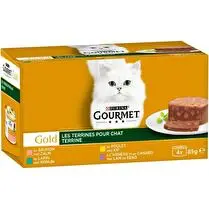 Gourmet, Terrine pour chat 4 Variétés