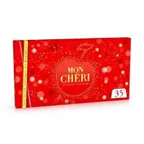 Mon chéri, Bonbons de chocolat fin fourrés cerise et liqueur  x35