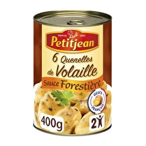 Petitjean, Quenelles de volaille sauce forestière x 6