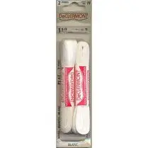 Votre rayon propose, Lacet plat blanc 110cm x2