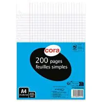 Cora, feuillets mobiles 200 p. seyes 21 x 29,7