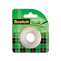 Scotch, Ruban adhésif magic invisible 25 mètres x19 mm