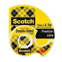 Scotch, Ruban double face 6mx12mm