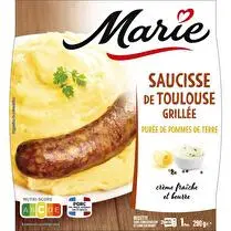 Marie, Saucisse de Toulouse purée