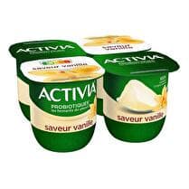 ACTIVIA Yaourt bifidus saveur vanille