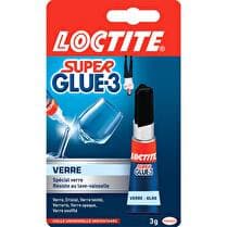 LOCTITE Super glue-3 spéciale verre 3 grammes