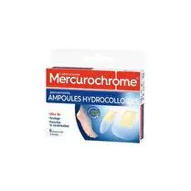 Mercurochrome, Pansements ampoules hydrocoloïdes
