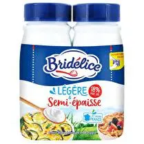Bridélice, Crème semi-épaisse légère 18% MG