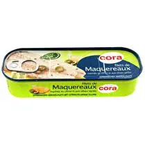Cora, Filets de maquereaux marinés au citron & à l'olive