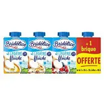 Bridélice, Crème fluide légère 12% MG 3x20cl + 1 offerte
