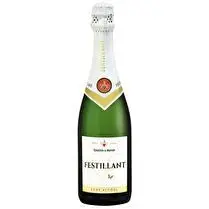 Festillant, Boisson Effervescente à Base de Vin Désalcoolisé Blanc brut