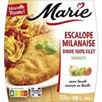 Marie, Escalope milanaise et spaghetti