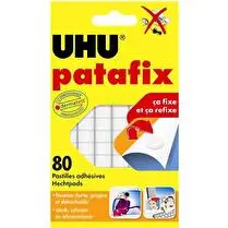 Uhu, Pate adhésive 80 pastilles blanches