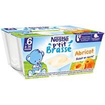P'TIT BRASSÉ NESTLÉ Dessert lacté abricot dès 6 mois