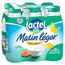 Lactel, Lait matin léger écrémé UHT sans lactose