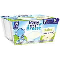 Nestlé, Dessert lacté poire dès 6 Mois
