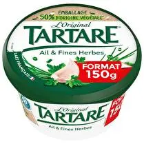 Tartare, Fromage ail & fines herbes