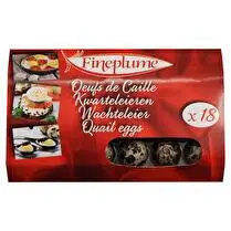 Rocvent, Oeufs de caille crus x 18