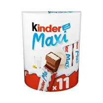 Kinder, Bâtonnet au chocolat fourrage au lait x11