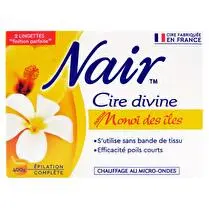 Nair, Cire divine monoi intense résine micro-ondable