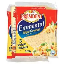 Président, Emmental râpé fondant