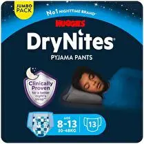 Dry Nites, Pants garçon 8-13 ans 30-48kg