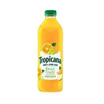 Tropicana, Jus réveil fruité  orange mandarine pomme & raisin blanc