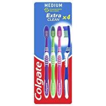 COLGATE Brosses à dents extra clean medium