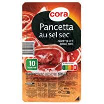 CORA Pancetta au sel sec 10 tranches