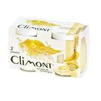 Climont, Yaourt aromatisé banane citron