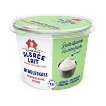Alsace Lait, Bibeleskaes fromage blanc nature 8 % MG
