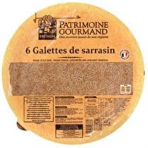 PATRIMOINE GOURMAND Galettes de sarrasin nature x6