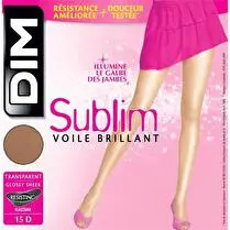 Dim, Collant sublim voile brillant Gazelle taille 1