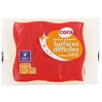 Cora, Éponges grattantes surfaces difficiles