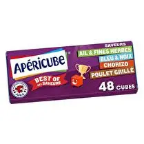 Apéricube, Fromage fondu best of des saveurs x48