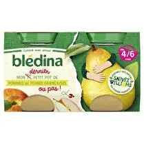 Blédina, Pots pommes poires dès 4 mois