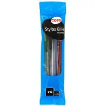 Cora, Stylos billes assortis