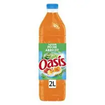 Oasis, Boisson à l'eau de source saveur pêche abricot
