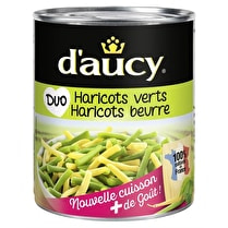 D'aucy, Duo haricots verts & haricots beurre 4/4