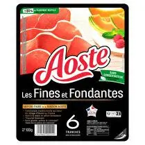 Aoste, Jambon sec 6 tranches fines et fondantes