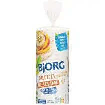 Bjorg, Galettes de riz sésame BIO