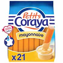 Coraya, Petits Coraya mini-bâtonnets surimi x 21 avec 1 sauce mayonnaise
