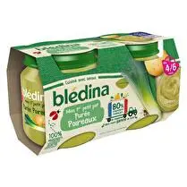 Blédina, Pots purée poireaux dès 4/6 mois x2