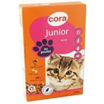 Cora, Croquettes pour chat junior au poulet