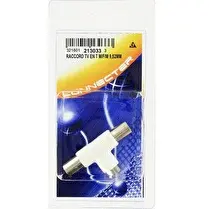 Connecter, RACCORD TV EN T MALE 9.52MM / FEMELLE 9MM