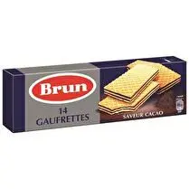 Brun, Gaufrette fourrées au chocolat