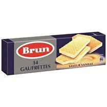 Brun, Gaufrettes saveur vanille