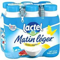Lactel, Lait matin léger 1/2 écrémé sans lactose