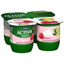 Activia, Yaourt bifidus saveur framboise